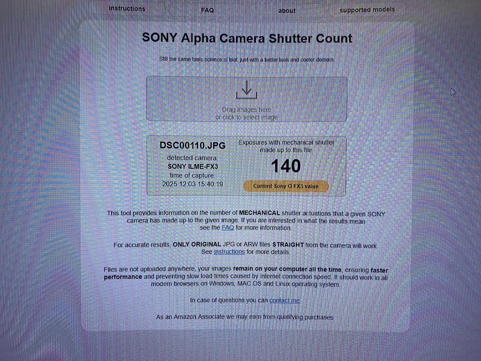 Sony Alpha FX3 ILME-FX3 Full Frame Cinema Camera | 140 Shutter Count | XLR Handl