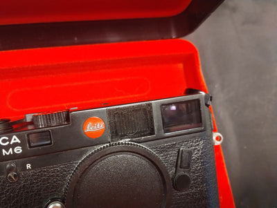 Leica M6 Black non-TTL Rangefinder Film Camera Body w/strap and original box