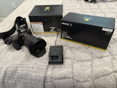 Nikon Z7ii body with Nikkor 24-120/4 S Lens